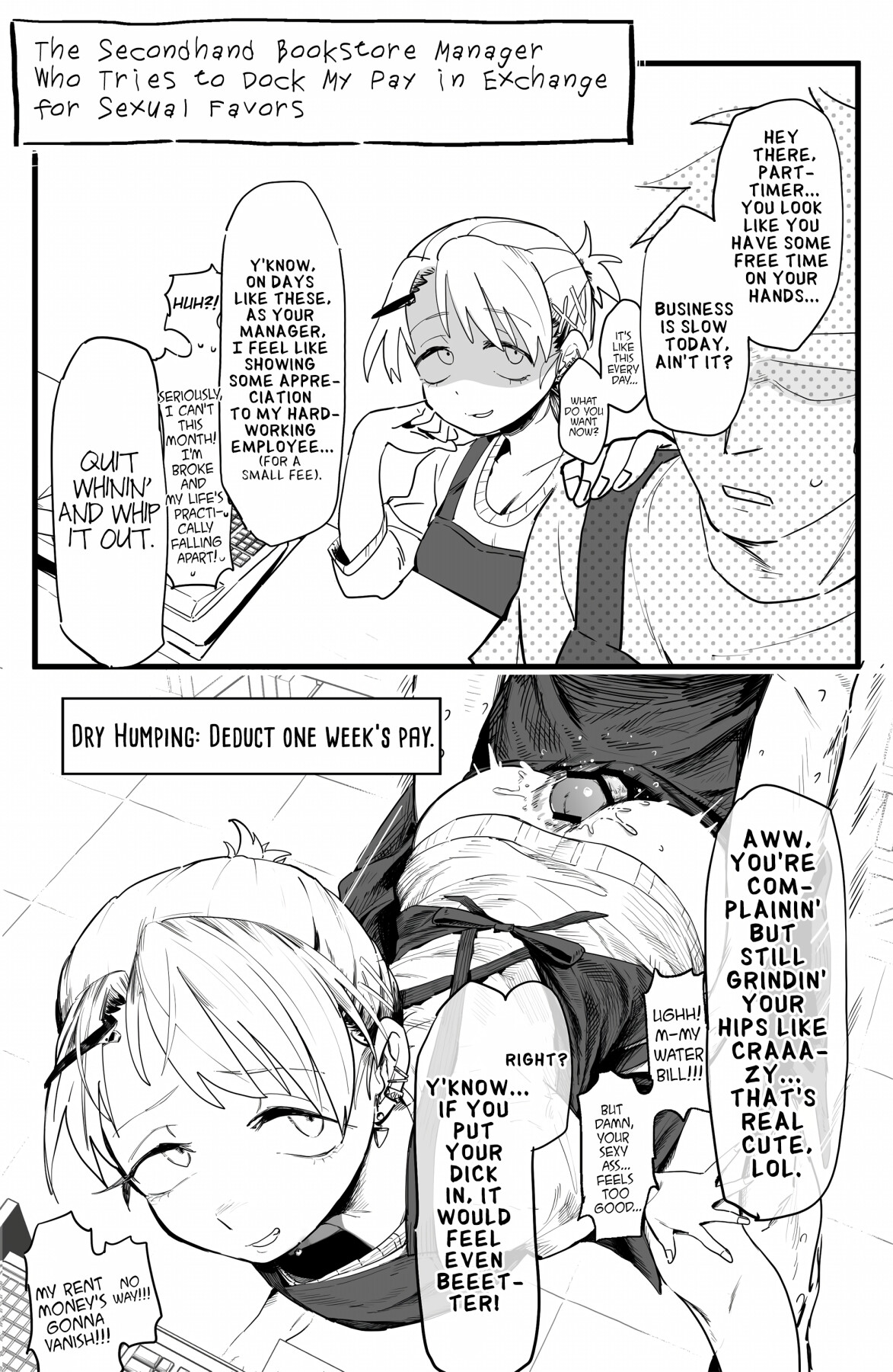 Hentai Manga Comic-My Manager Docks My Pay In Exchange for Sexual Favors!!!-Read-2